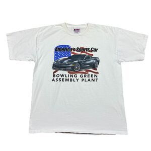 Corvette Bowling Green Assembly Plant T Shirt XL Bayside USA Made